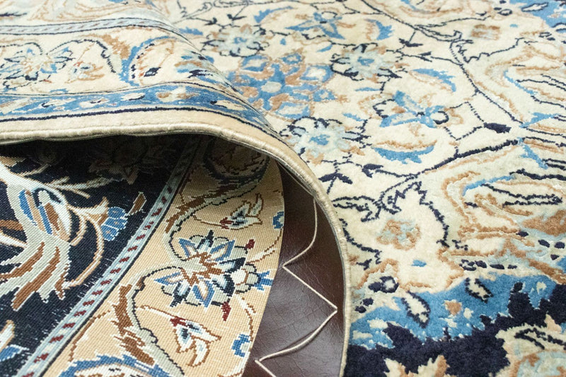 Nain Teppich 125x208cm - Perserteppich - dunkelblau