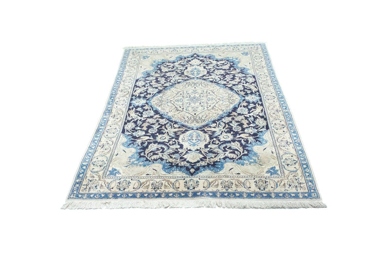 Nain Teppich 125x208cm - Perserteppich - dunkelblau