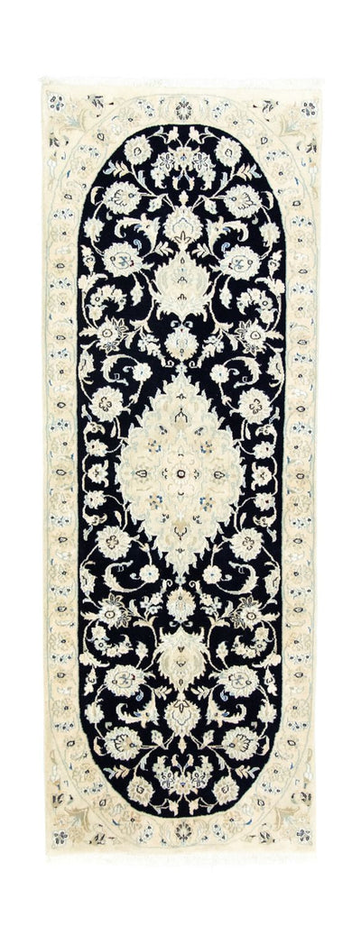 Nain Teppich 70x203cm - Perserteppich - dunkelblau