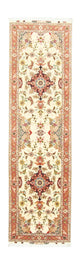 Täbriz - 50 Raj Teppich 84x313cm - Perserteppich - beige