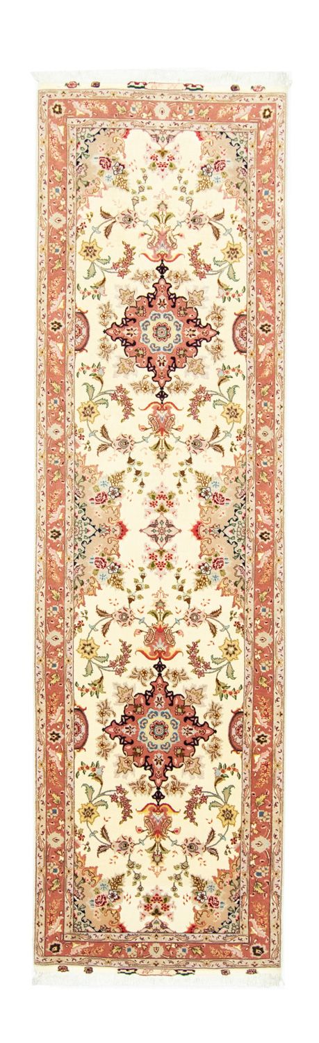 Täbriz - 50 Raj Teppich 84x313cm - Perserteppich - beige