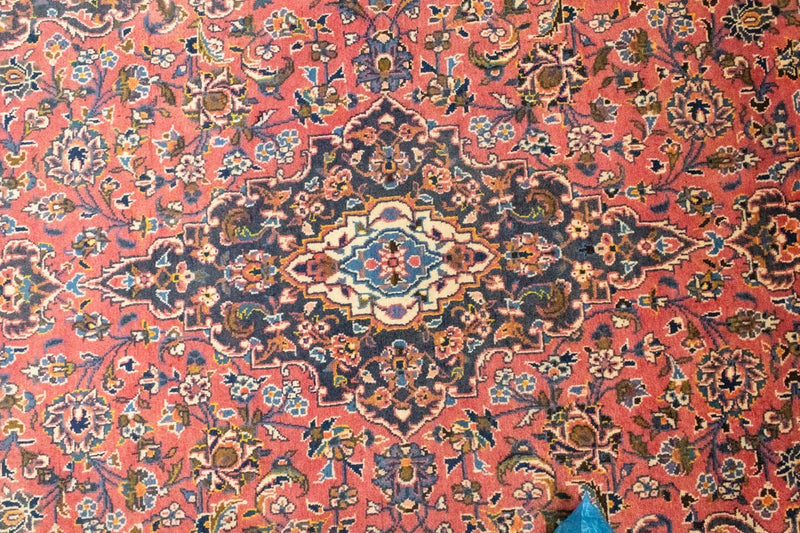 Keshan Teppich 139x224cm - Perserteppich - rost