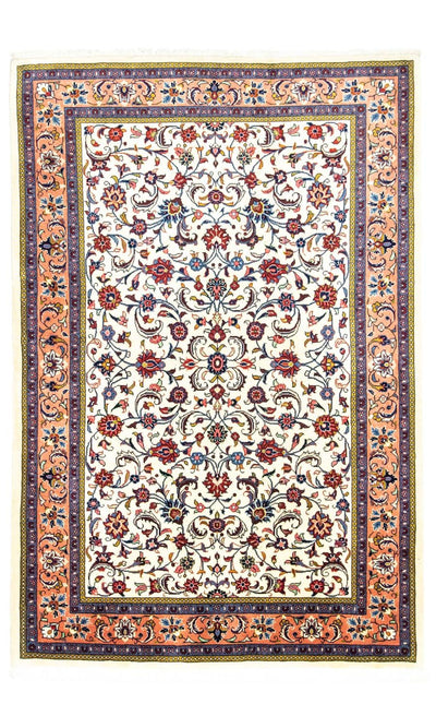 Sarough Teppich 137x206cm - Perserteppich - beige