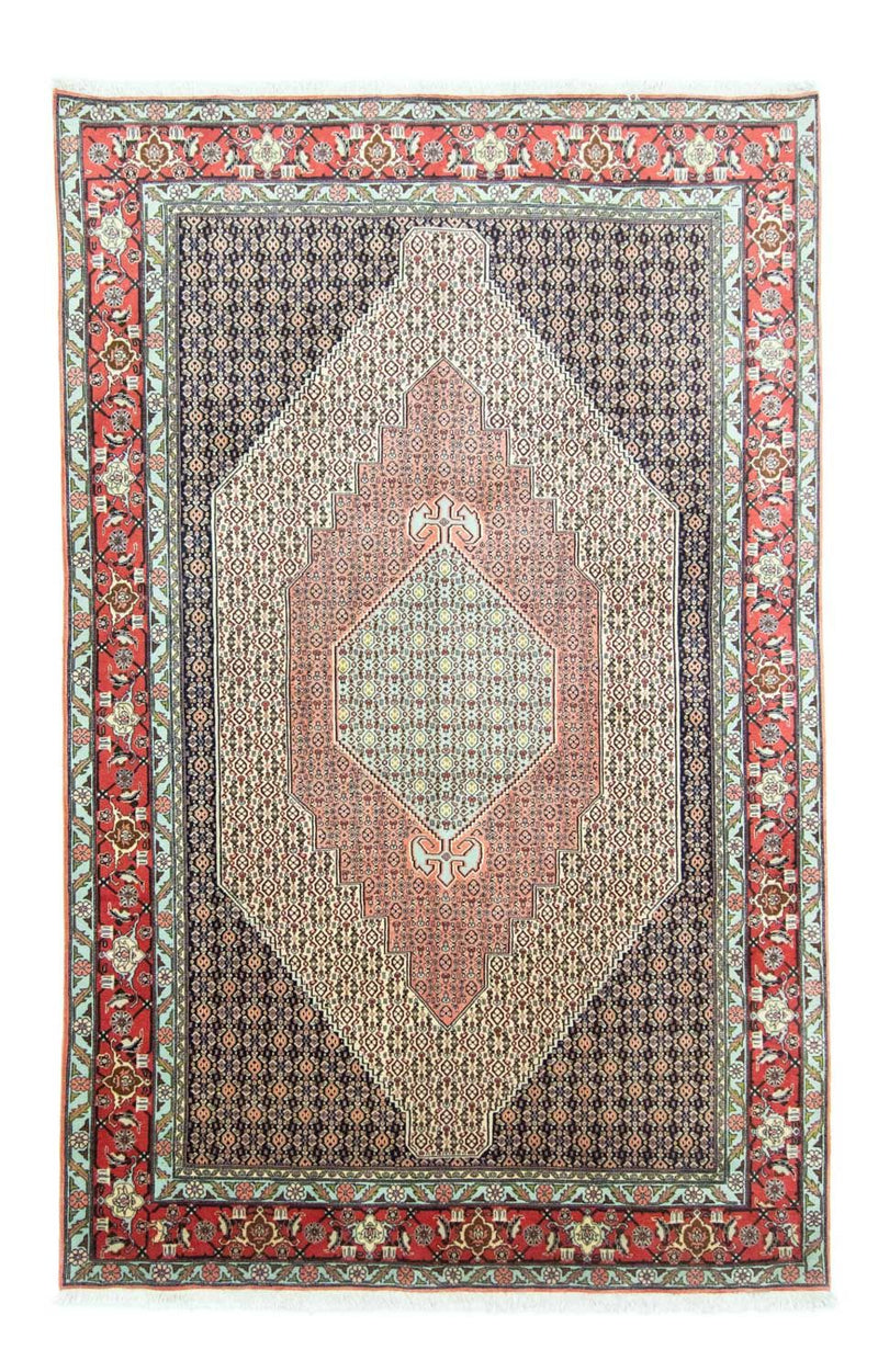 Senneh Teppich 198x318cm - Perserteppich - blau