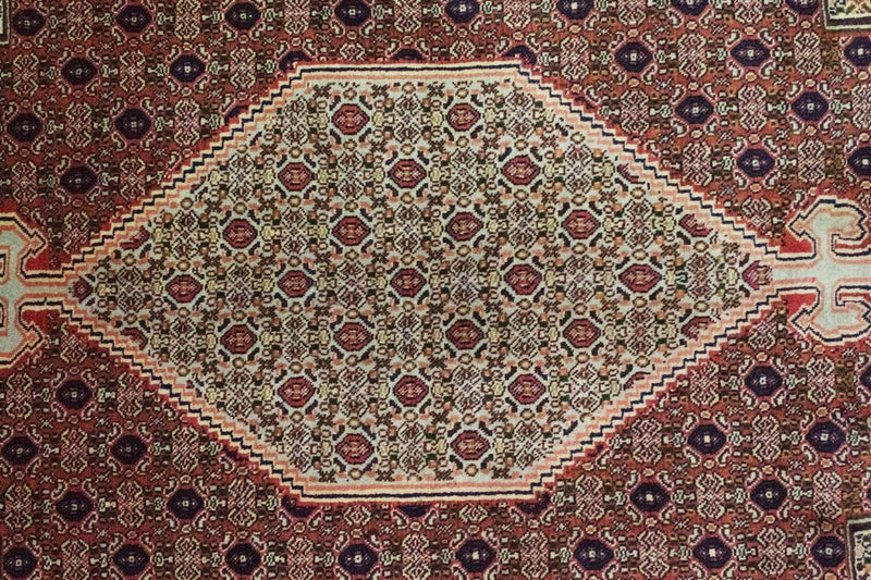 Senneh Teppich 201x300cm - Perserteppich - blau