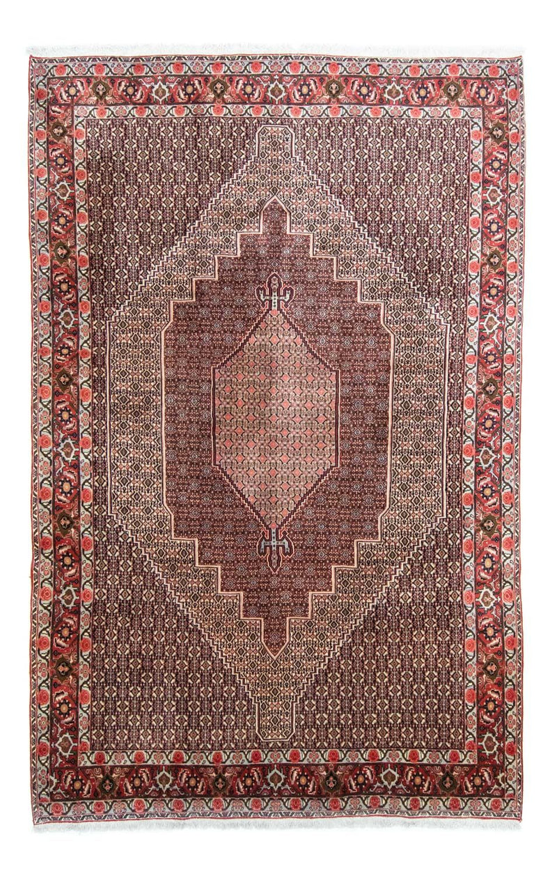 Senneh Teppich 203x317cm - Perserteppich - blau