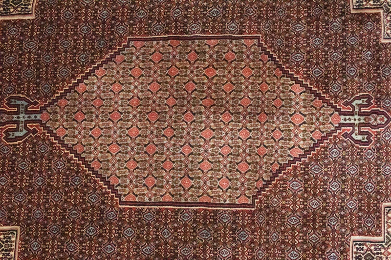 Senneh Teppich 203x317cm - Perserteppich - blau