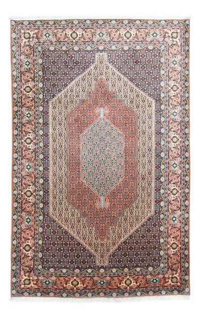 Senneh Teppich 204x317cm - Perserteppich - blau