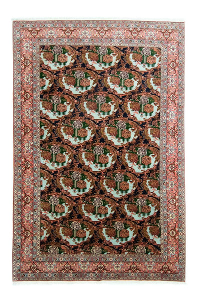 Senneh Teppich 198x296cm - Perserteppich - mehrfarbig