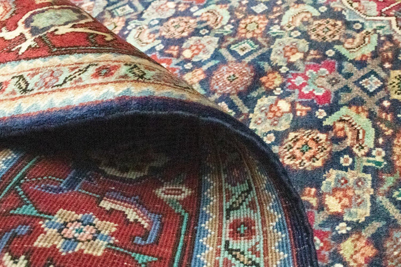 Maschad Teppich 200x291cm - Perserteppich - blau
