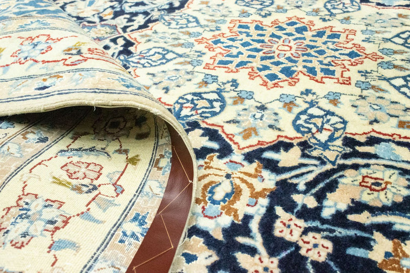 Nain - 9La Teppich 138x227cm - Perserteppich - dunkelblau