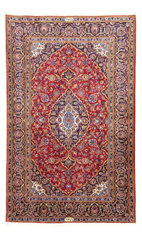 Keshan Teppich 140x222cm - Perserteppich - rot – product image