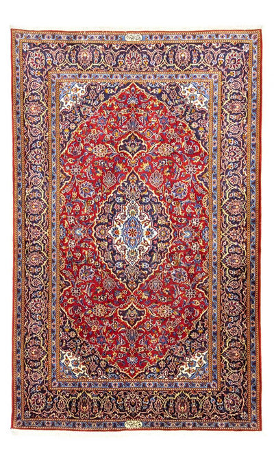 Keshan Teppich 140x222cm - Perserteppich - rot
