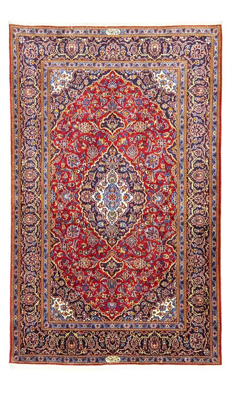 Keshan Teppich 140x222cm - Perserteppich - rot