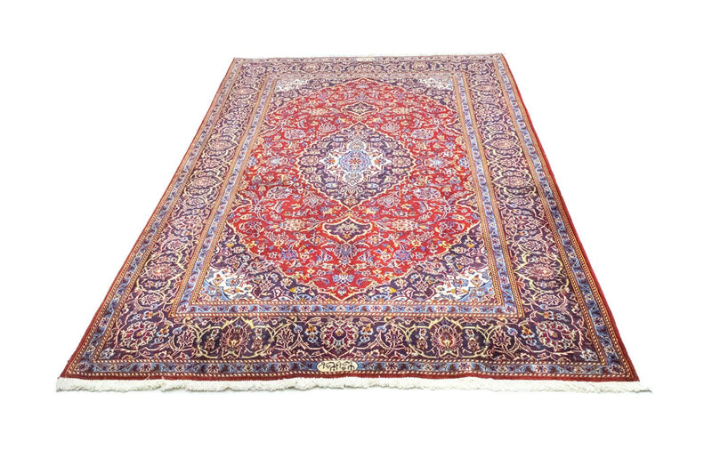 Keshan Teppich 140x222cm - Perserteppich - rot