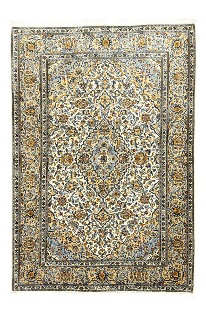 Keshan Teppich 143x210cm - Perserteppich - beige