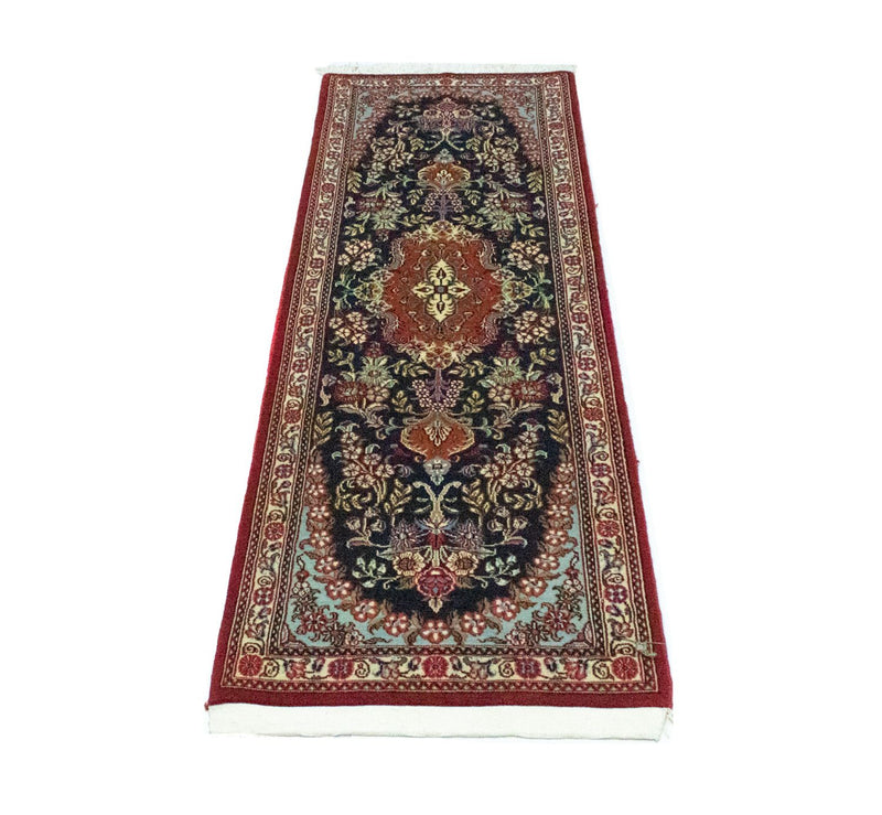 Ghom Teppich 51x164cm - Perserteppich - blau