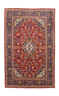 Keshan Teppich 135x210cm - Perserteppich - rot – product image