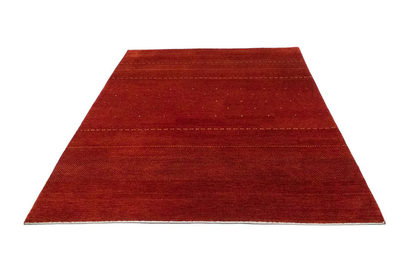Gabbeh Teppich Indus 171x234cm - Wollteppich - rot