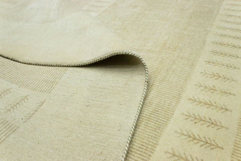 Gabbeh Teppich Indus 197x304cm - Wollteppich - beige
