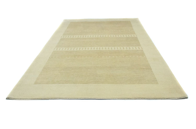 Gabbeh Teppich Indus 197x304cm - Wollteppich - beige