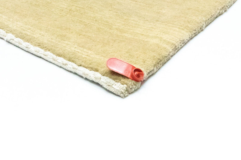 Gabbeh Teppich Indus 174x247cm - Wollteppich - beige