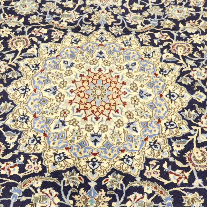 Perserteppich - Nain - Royal - 203 x 296 cm - dunkelblau