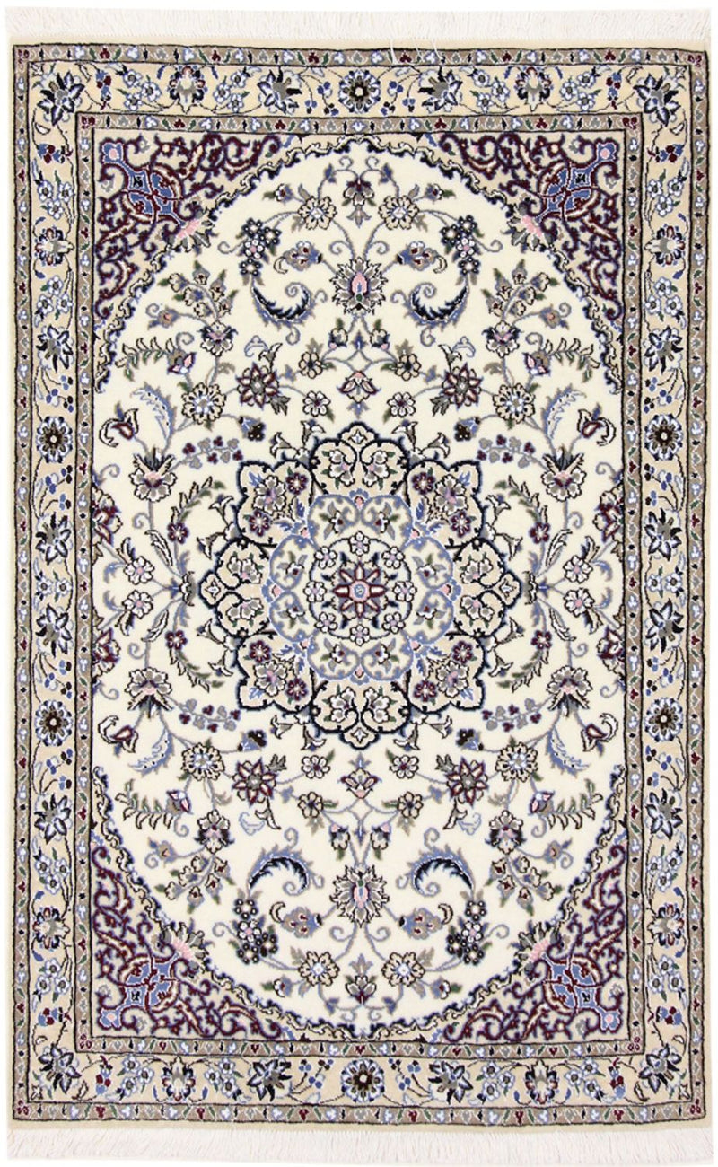 Perserteppich - Nain - Royal - 96 x 150 cm - creme