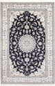 Perserteppich - Nain - 195 x 294 cm - dunkelblau