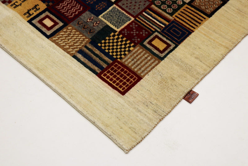Gabbeh Teppich - Loribaft Indus - 142 x 197 cm - mehrfarbig