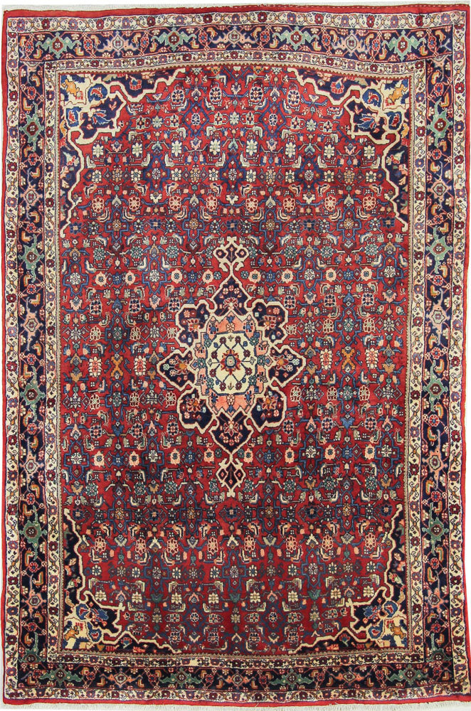 Perserteppich - Nomadic - 136 x 205 cm - rost