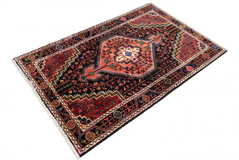 Perserteppich - Nomadic - 128 x 200 cm - dunkelrot