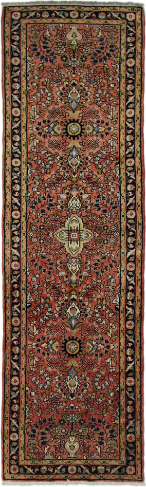 Läufer Perser - Nomadic - 80 x 277 cm - rost