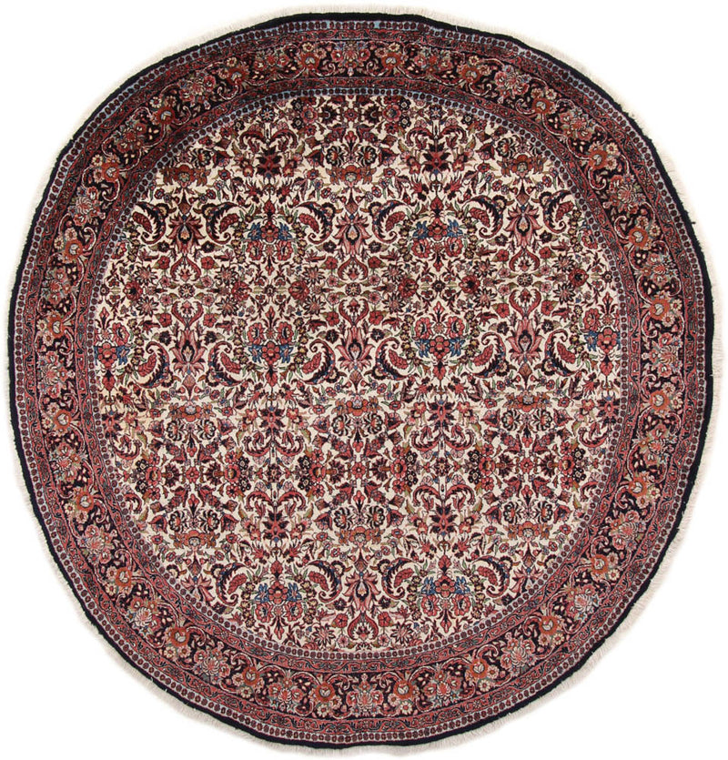 Perserteppich - Bidjar rund  - 202 x 205 cm - rost