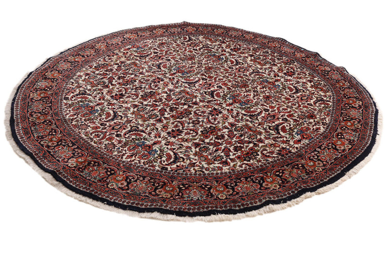 Perserteppich - Bidjar rund  - 202 x 205 cm - rost