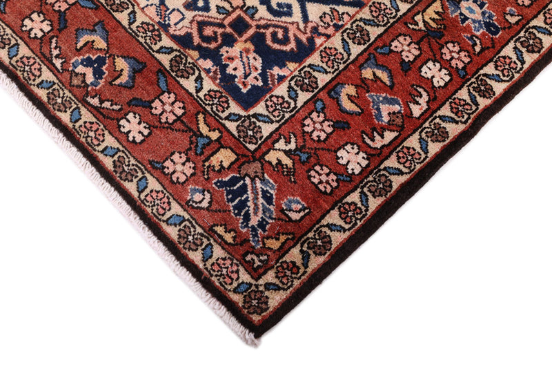 Perserteppich - Nomadic - 135 x 210 cm - dunkelrot