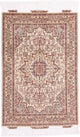 Perserteppich - Täbriz - Royal - 100 x 160 cm - hellbeige