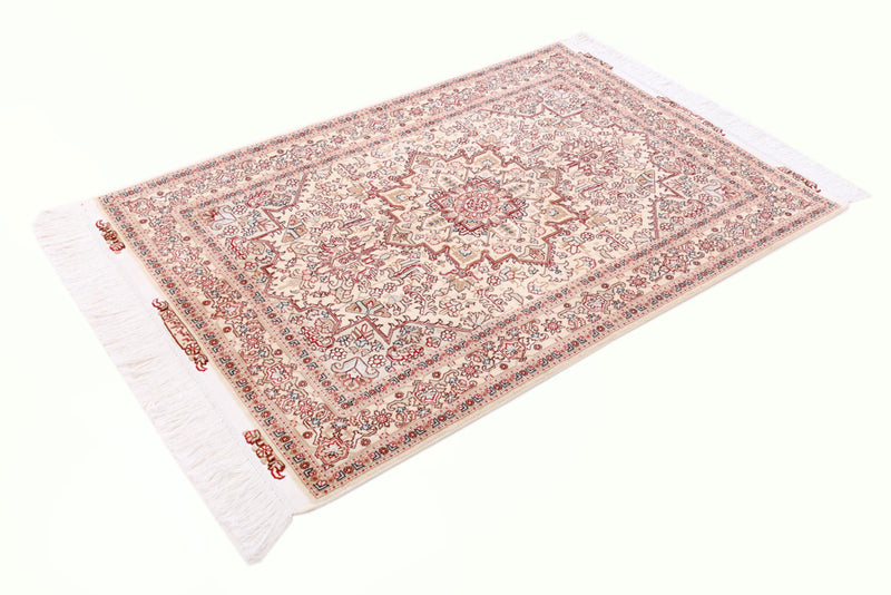Perserteppich - Täbriz - Royal - 100 x 160 cm - hellbeige