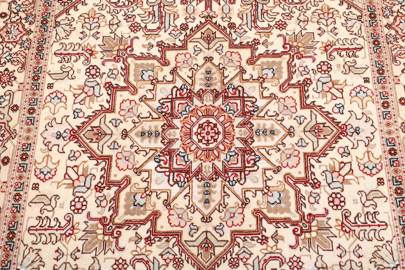 Perserteppich - Täbriz - Royal - 100 x 160 cm - hellbeige