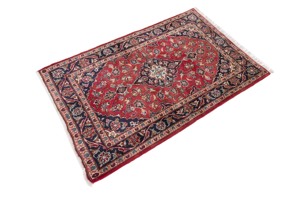 Perserteppich - Keshan - 100 x 150 cm - rot