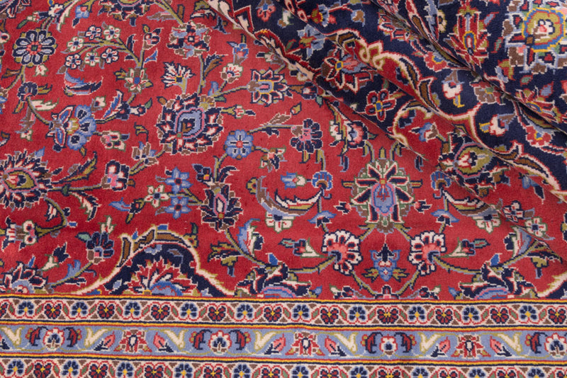 Perserteppich - Keshan - 252 x 350 cm - rot