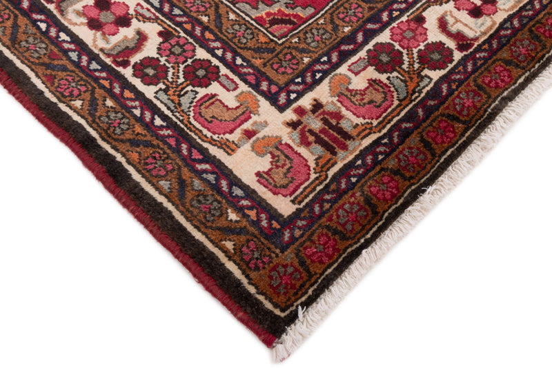 Perserteppich - Nomadic - 195 x 295 cm - dunkelrot