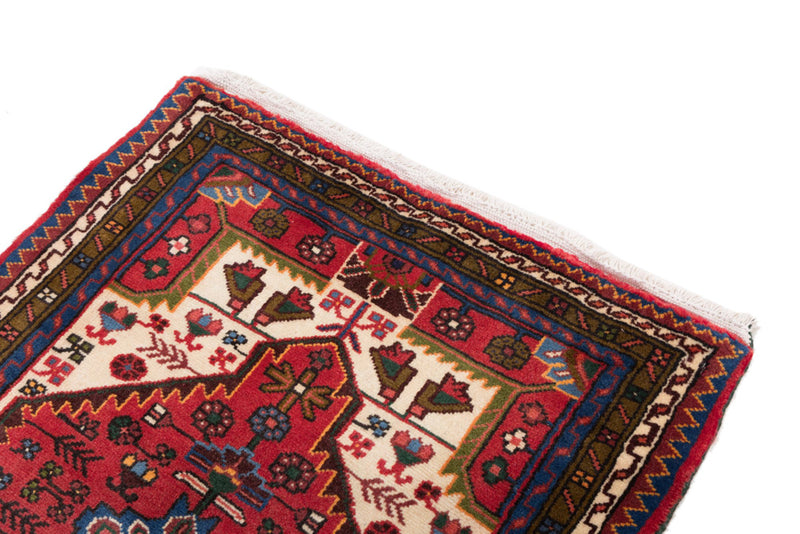 Perserteppich - Nomadic - 85 x 115 cm - rot