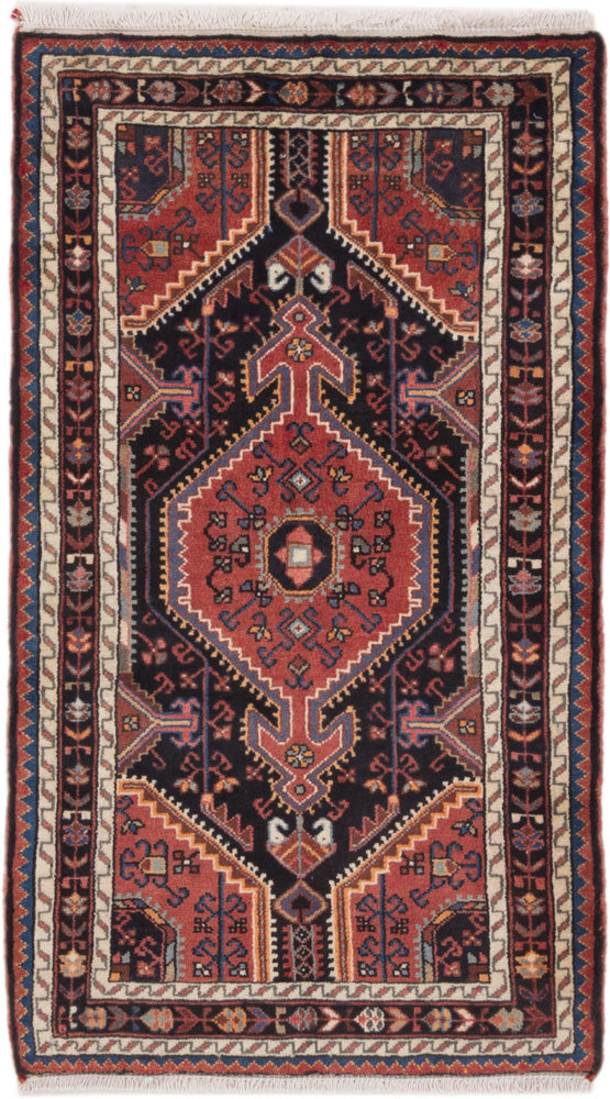 Perserteppich - Nomadic - 77 x 130 cm - rost