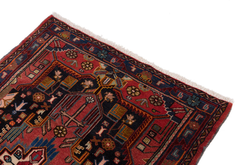Perserteppich - Nomadic - 85 x 125 cm - dunkelrot
