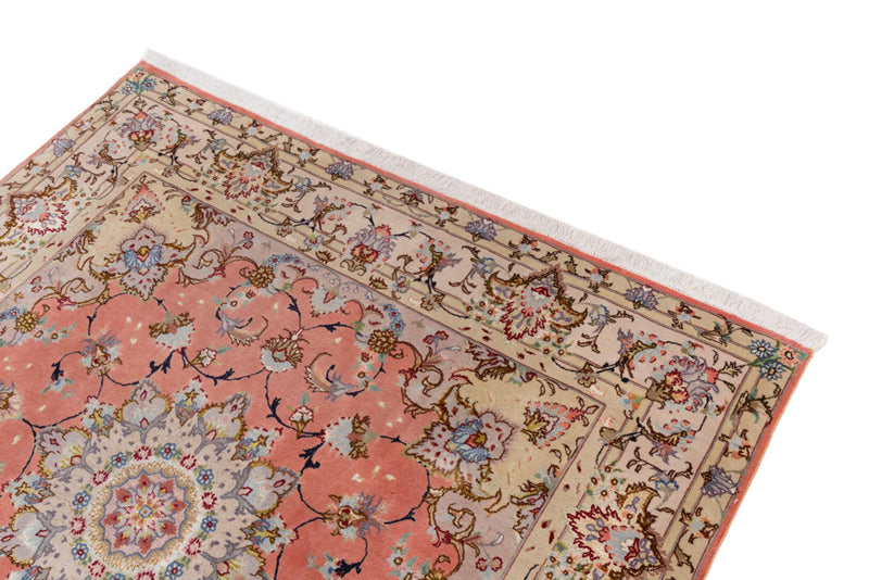 Perserteppich - Täbriz - Royal quadratisch  - 153 x 153 cm - sand