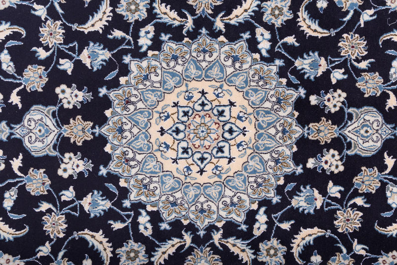 Perserteppich - Nain - 198 x 292 cm - dunkelblau