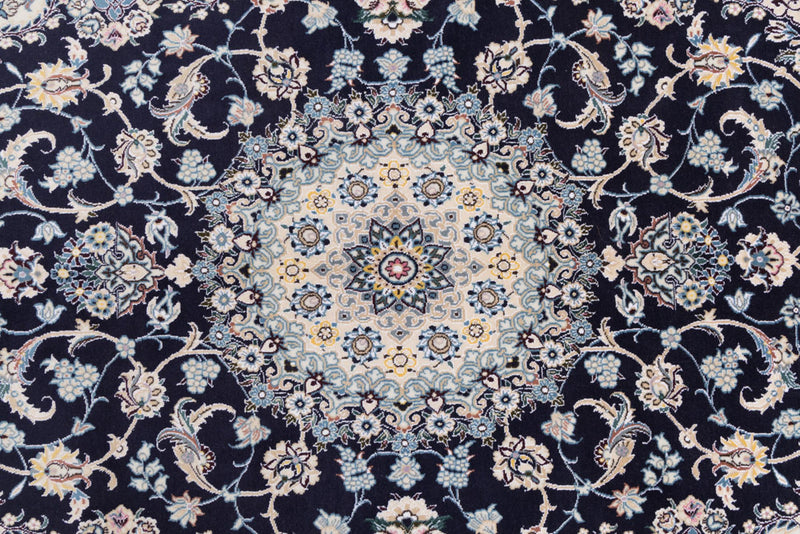 Perserteppich - Nain - 158 x 255 cm - dunkelblau