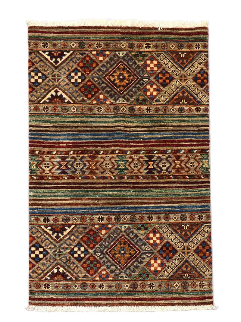 Ziegler Teppich 82 x 126 cm - dunkelrot