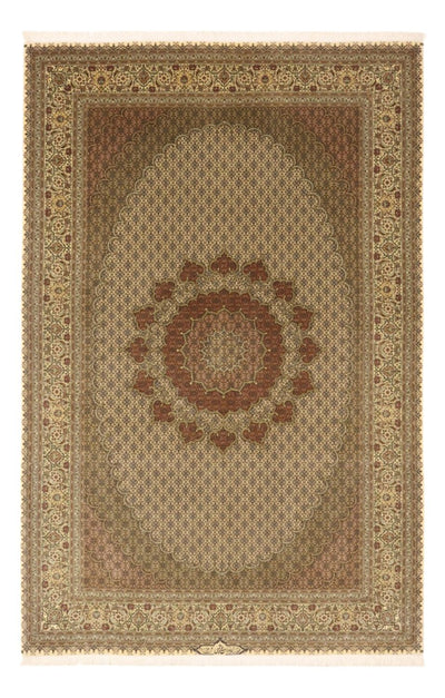 Täbriz - 50 Raj Teppich 200x305cm - Perserteppich - sand